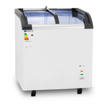 Grote horizontale professionele diepvrieskist (volume: 180 liter, koudemiddel: r290, vermogen: 180 watt)