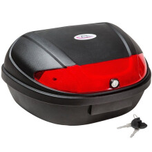 Top case motorfiets 48 liter kofferquad motor scooter motociclet zwart 3408054