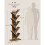 Libreria - HELLOSHOP26 - Albero - 8 livelli - 50 x 24 x 141,5 cm - Marrone rustico 4