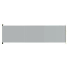 Auvent latéral rétractable de patio 180 x 600 cm gris 02_0007344
