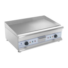 Plancha électrique lisse 60 cm 2 x 3200 watts acier inoxydable professionnel 3614038/2