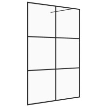Duschwand mit Glas Badewannentrennwand Badezimmerzubehör Duschtrennwand Haus Innen ESG transparent 140