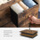 Commode meuble de rangement avec 5 tiroirs devant et dessus en MDF style industriel pour 3
