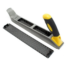 Raspador para placas de yeso - HELLOSHOP26 - 250 mm - Mango ergonómico - 2 limas incluidas - Metal robusto