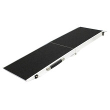 Hondentrap - HELLOSHOP26 - 183 x 48 cm - Aluminium - Vouwbaar - Antislip