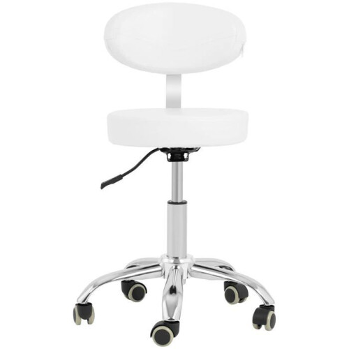 Fauteuil esthétique électrique - HELLOSHOP26 - 300W - Blanc - Capacité 150kg - Réglable 2