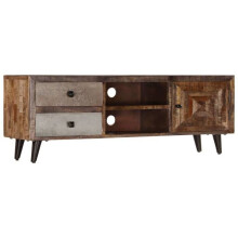 Móvel para TV buffet tv televisão design prático 118 cm madeira de mangueira maciça 2502286