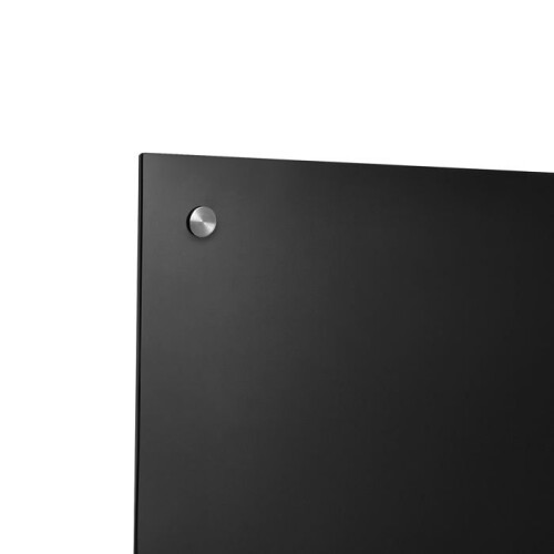 Dunstabzugshaube 70 x 40 cm mit Befestigung, schwarzes Glas 2