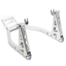 Cavalletto da officina ruota posteriore moto uso universale supporto sollevatore moto alluminio 16_0002932