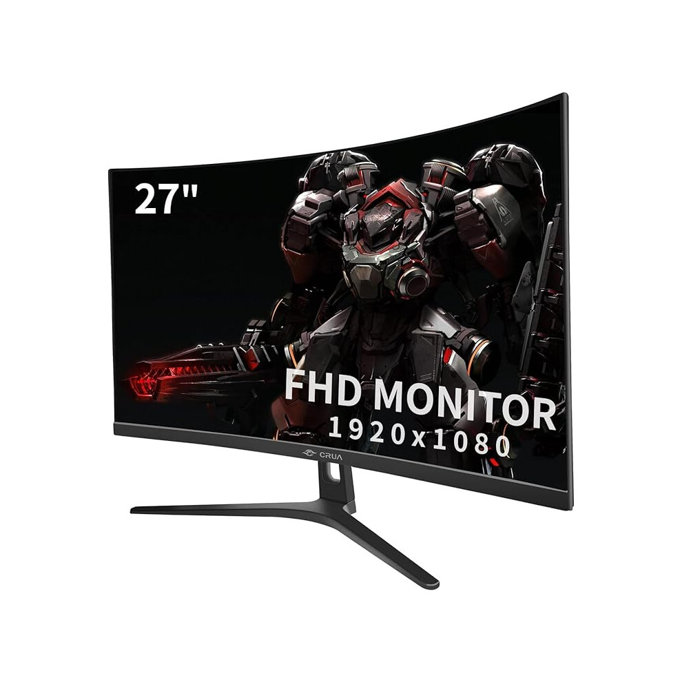 27 Inch 144Hz/200Hz Curved Gaming Monitor, Fhd 1920 * 1080P Frameless 1800R Computer Monitor 1234569877592