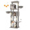 Albero per gatti - HELLOSHOP26 - 175 cm - 2 nicchie - 2 ceste - 5 tiragraffi 1