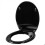 Sedile WC con abbassamento automatico in duroplastico nero 19_0000693 5
