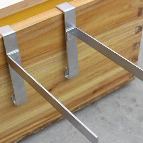 Beekeeping Frame Support 2-Pack Stainless Steel Honeycomb Rack Nest Frame Shelf Bracket Rustproof Outer Bee Box Support Beekeepers 1