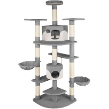 Arvore para Gato 201 cm cinza/branco 3708079