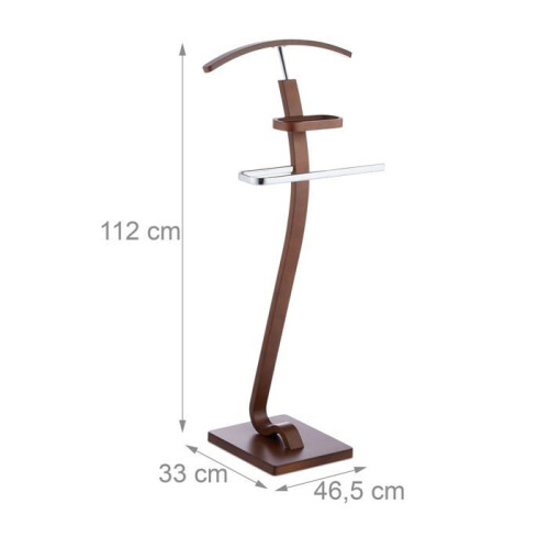 Camarera 112 cm madera marrón oscuro 13_0002919
