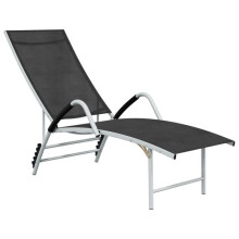 Transat chaise longue, baño de sol, cama de jardín, mueble de terraza, mobiliario de exterior, textilene y aluminio.