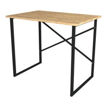 Mesa de escritório 75 x 90 x 60 cm efeito carvalho / antracite