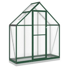 Serre tent abri plant bloem groente met basisframe 169 x 58 x 202 cm aluminium groen 02_0044495