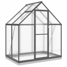 Serre tent abri plant bloem groenten met basisframe 169 x 114 x 202 cm aluminium antraciet 02_0044486