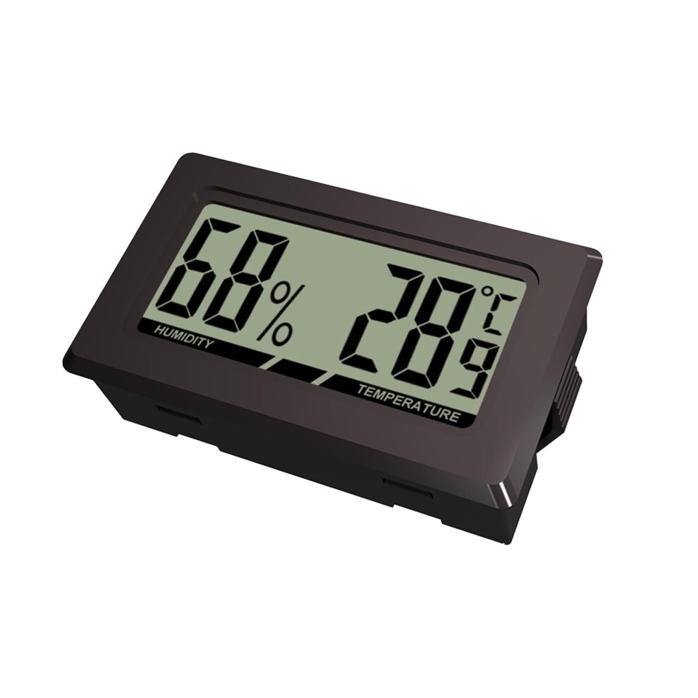 Digital Temperature Humidity Meter - LCD Display, High-Accuracy Mini Hygrometer for Wine Cellar, Living Room, Basement