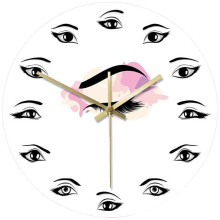 Multi-Color PU Modern Style Wall Clock for Beauty Salon Decor
