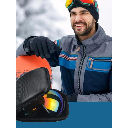 Ski Goggle Case Waterproof Travel Case for Ski Goggles, Shockproof Protective Storage Container for Carrying 1