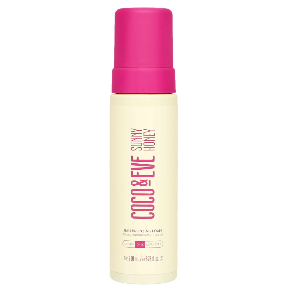 Coco & Eve Dark Body & Face Tan Sunny Honey Bali Bronzing Foam 200Ml