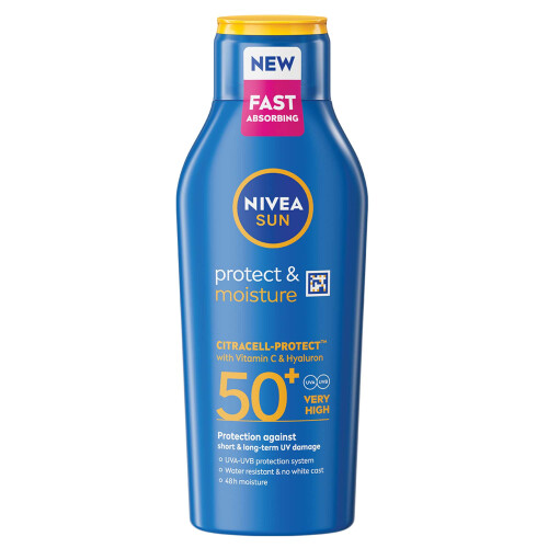NIVEA Nivea Sun Care Protect & Moisture Lotion SPF50+ 400ml 1