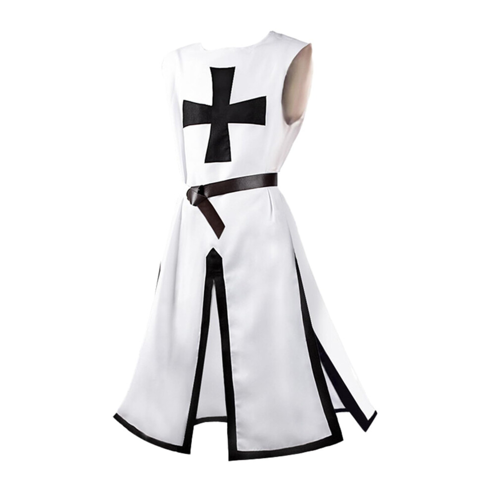 Men's Medieval Clothing Crusader Knight Costume, Viking Tunic Cosplay, Templar Knight Outfit, Size Xxl