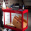 AREBOS AREBOS 2x Tool Trolley 2 Level Mobile Workshop Trolley Cart Storage Shelf on Wheels - Red 2