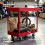AREBOS AREBOS 2x Tool Trolley 2 Level Mobile Workshop Trolley Cart Storage Shelf on Wheels - Red 3