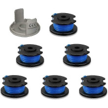ZENGO Ersatzspulen für Ryobi 1,65 mm (0,065 Zoll) Auto-Stromkabel mit Kappen, für Ryobi One+ Ac14rl3a,