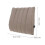 1Pc Portable Light Grey Waist Pillow PVC Material Office Back Support 2