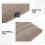 1Pc Portable Light Grey Waist Pillow PVC Material Office Back Support 7
