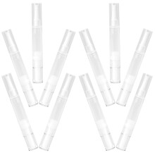 10 stk transparente nachfüllbare drehstifte 5 ml für lipgloss & kosmetik