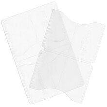 2 stück geldbörse-muster schablonen aus acryl für diy lederarbeiten