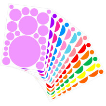 12PVC DIY Stickers Kindermuurdecoratie in Kleuren