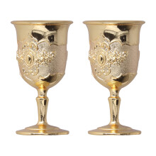2 stück europäische weinkelche, retro gläser, whiskybecher für bankett
