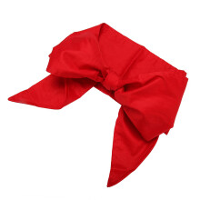Neugeborene Baumwollwickeldecke mit großem Schleifenband – Rot, 184*14cm