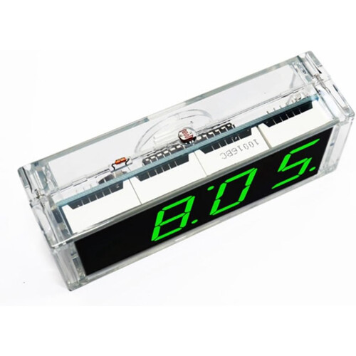 Light Control 1 Inch LED Digital Tube Clock Kit With 51 Microcontroller DIY Parts And Shell 1 Set 2