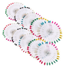 10 sets farbige gerade nähstecknadeln für stoff, patchwork und basteln