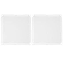 2Stk Modularer Kleiderschrank Würfel Organizer Kunststoff Zubehör Weiß