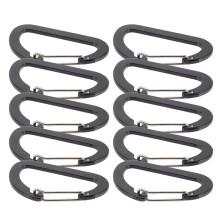 10Stk Aluminium Karabinerhaken Für Outdoor & Camping