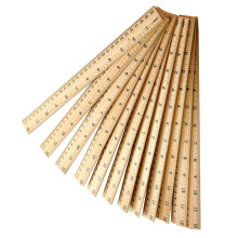 30 stück holzlineal mit doppelskala 30 cm für schule büro zuhause