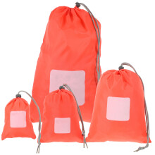 4Stk Wasserdichte Nylon Beutel Mit Kordelzug Rosy Für Reise Und Alltag