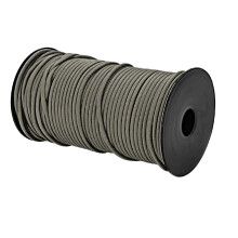 Schwerlast Fallschirmleine 100m, 4mm Lanyard-Seil, Khaki