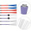 Compact Retractable Drum Brushes With Rubber-Handled Grips For Practice And Live Use Model AN22Red 5