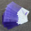 20Pièces Sachets Violet Tissu Confortable Motif 3