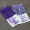 20Pièces Sachets Violet Tissu Confortable Motif 11