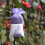 20Pièces Sachets Violet Tissu Confortable Motif 8